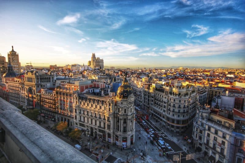 Madrid vista desde arriba