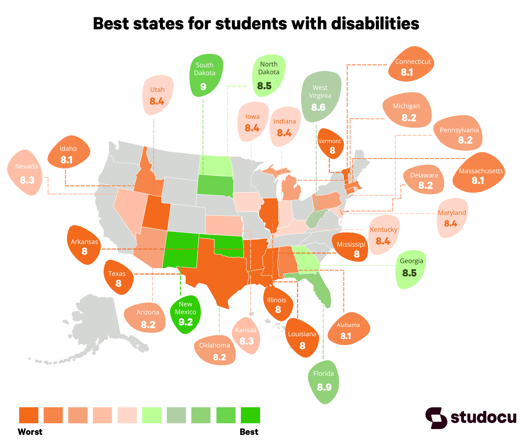 Best and Worst Cities For Students With Disabilities Studocu Blog